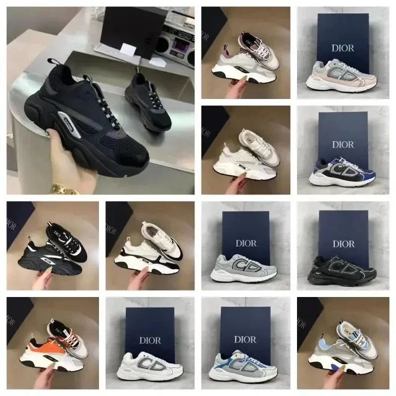 Dior B30 B22 Beige Suede Trainers