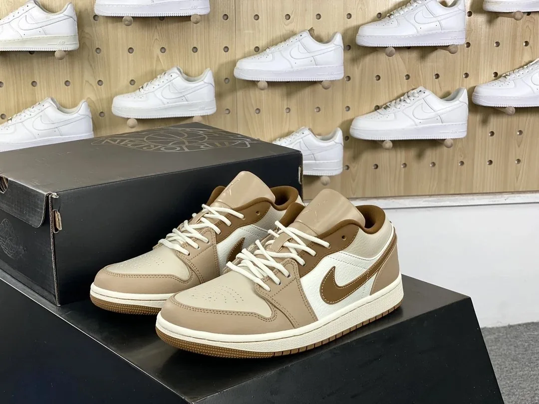 Air Jordan 1 Low SE Brown Elephant Print