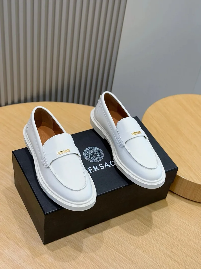 Versace Leather Loafers — photo 8