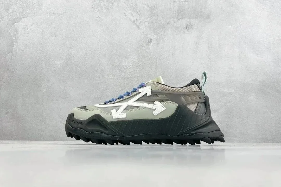 Off-White Odsy-1000 White Lace-Up Platform Runners — Photo 9