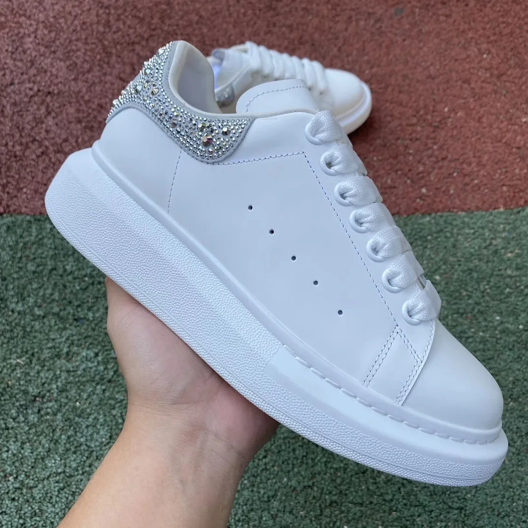 Alexander McQueen Oversized Sneaker Rhinestone Sneakers — QC