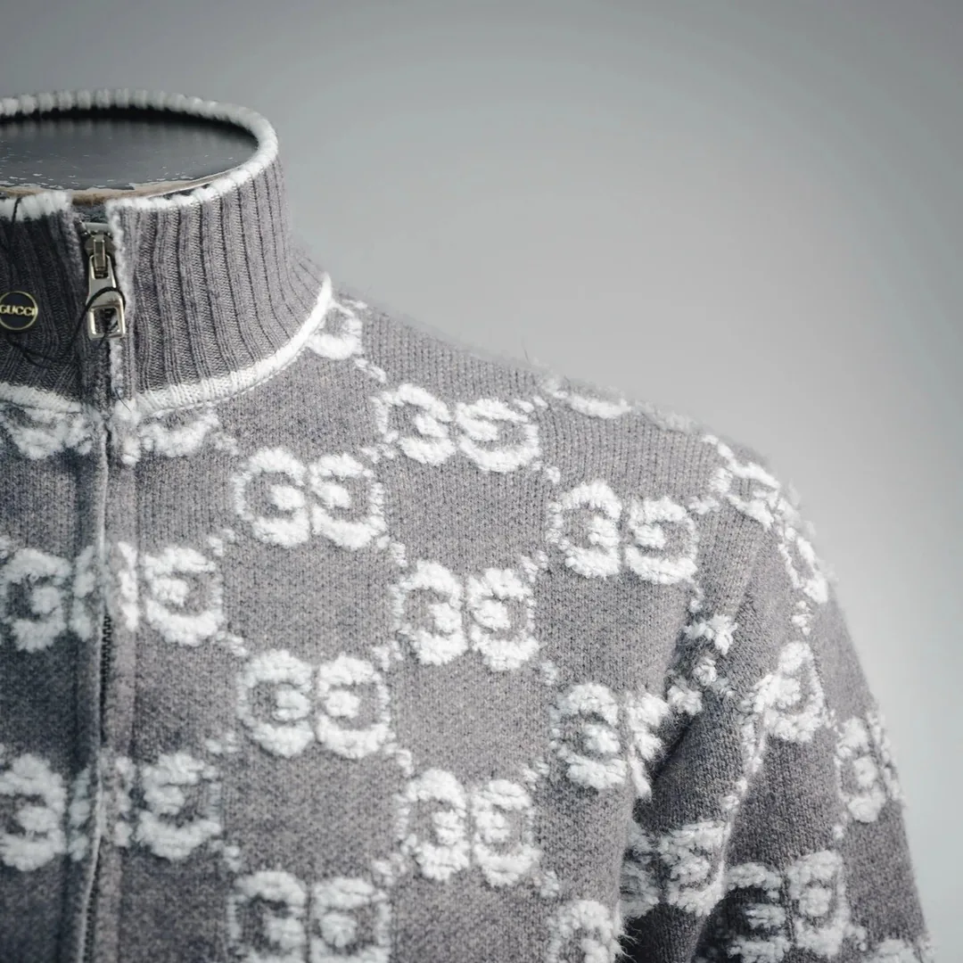 Jacquard Cotton Sweater — Photo 7