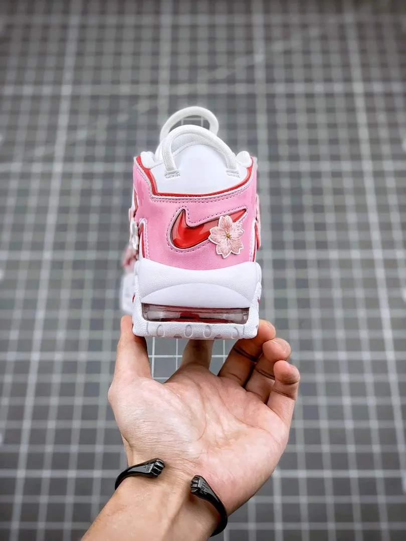 Nike Air More Uptempo Sakura Pink Sneakers — Photo 8