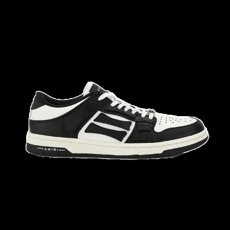 Amiri Skel Top Low Black White Running Shoes — Photo 6