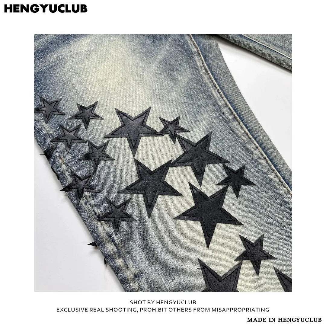 Amiri Star Patch Distressed Jeans