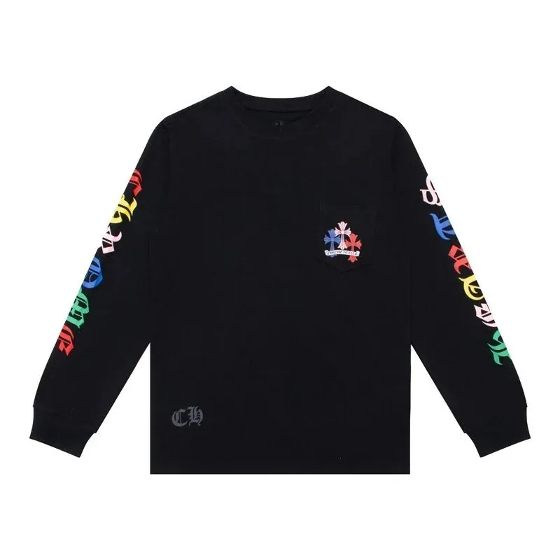 Cotton Print Long-Sleeve Tee — Photo 9