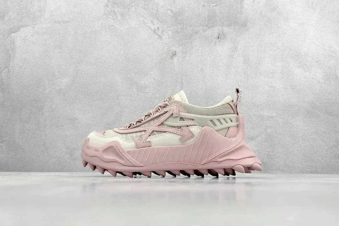 Off-White Odsy-1000 White Lace-Up Platform Runners — Photo 8