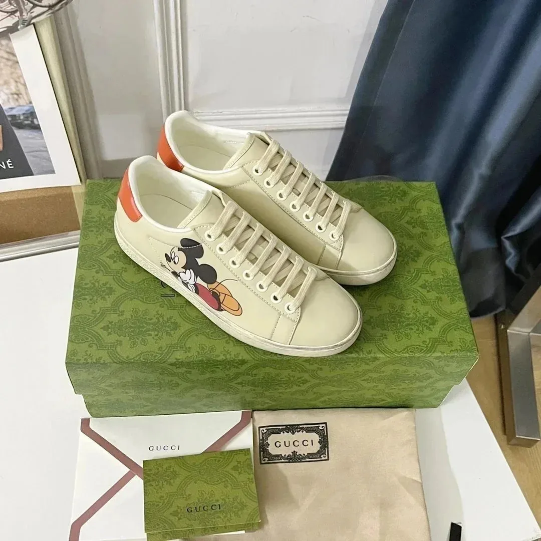 Gucci Ace Beige Retro Low-Tops — photo 12