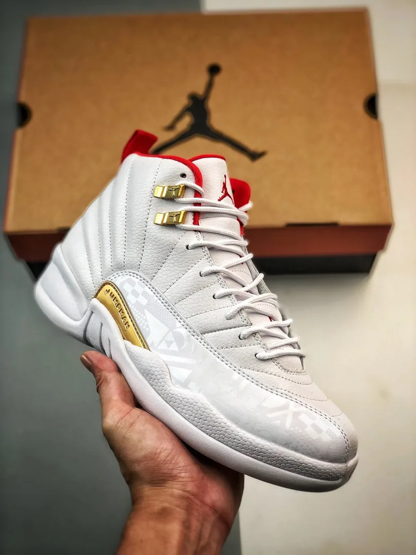 Pink White Air Jordan 12 — QC