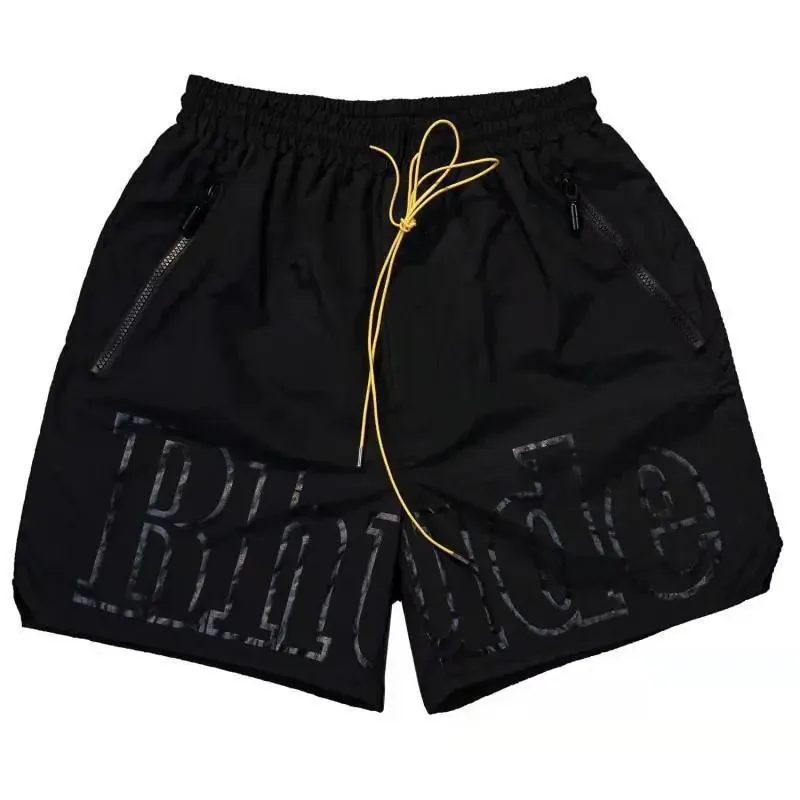 Rhude Drawstring Reflective Basketball Shorts — QC