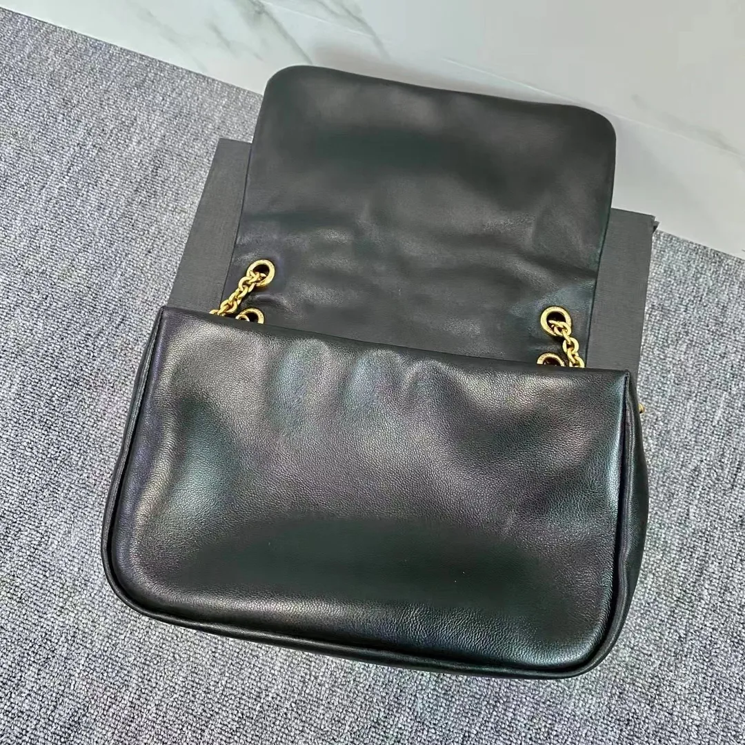 Saint Laurent Leather Shoulder Bag — photo 8