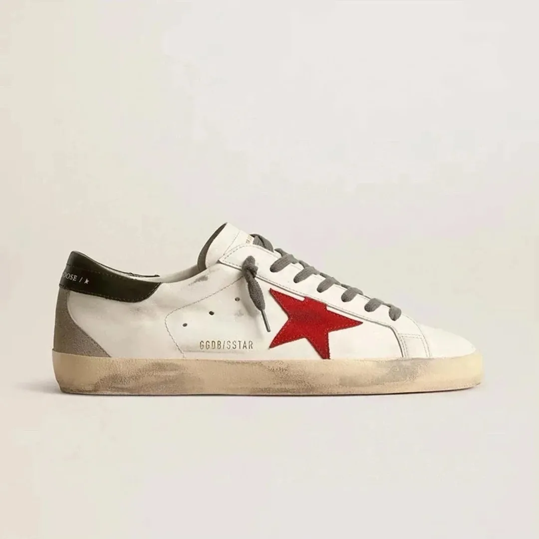Golden Goose Super-Star Custom Lace-Up Skate Shoes — QC