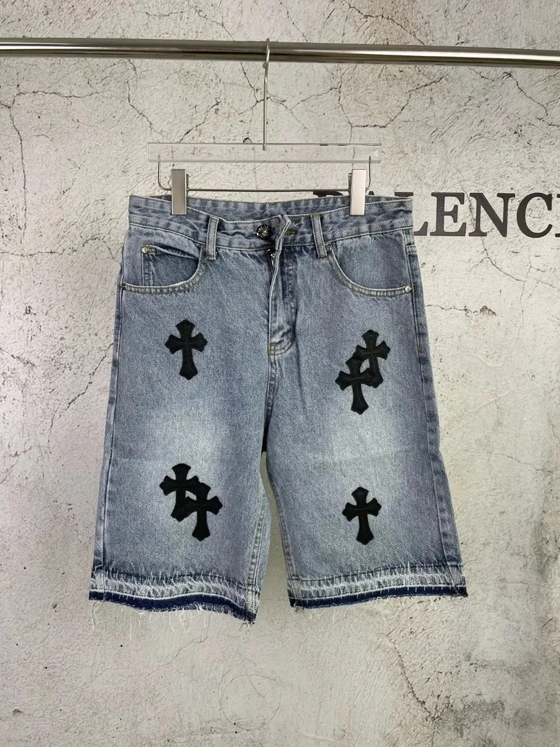 Chrome Hearts Cross Denim Shorts Collection — QC