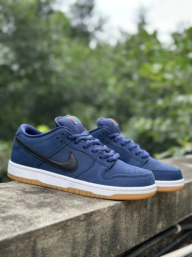 Nike Dunk Low Fog Gum-Sole Pro Sneakers — Photo 9