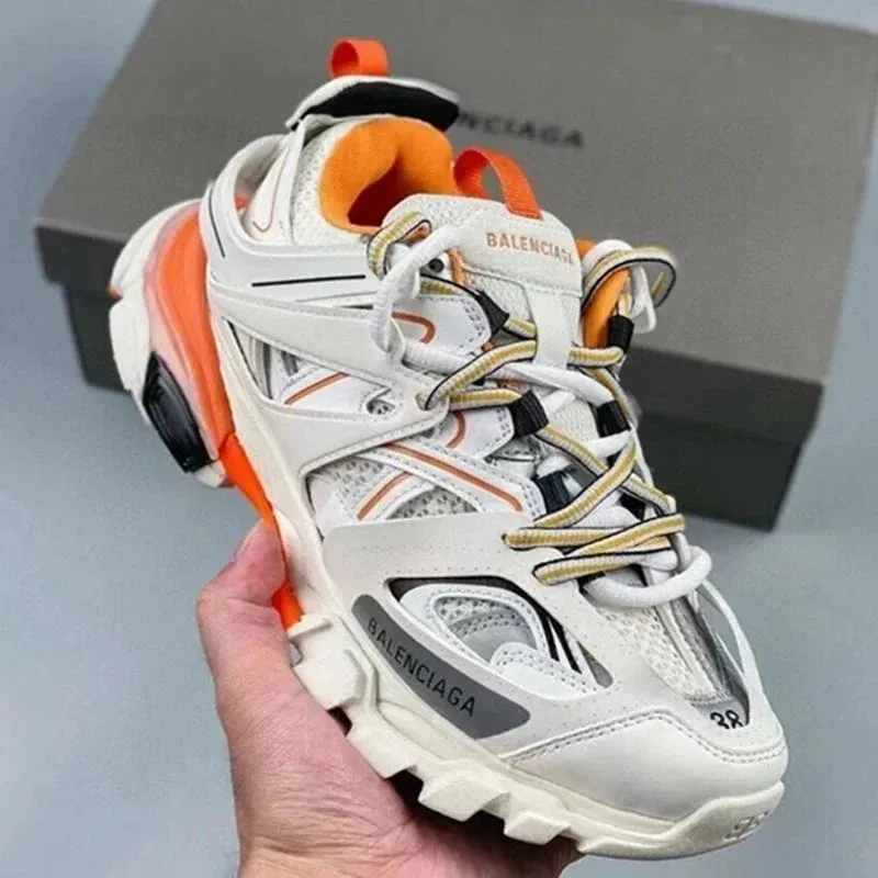 Balenciaga Track Grey Retro Dad Shoes — Photo 4
