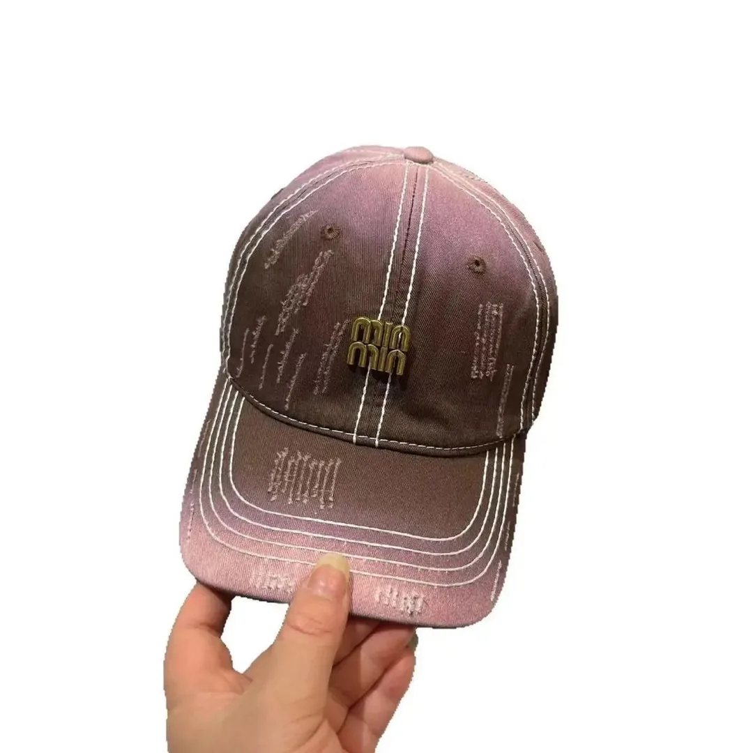 Distressed Denim Cap — QC