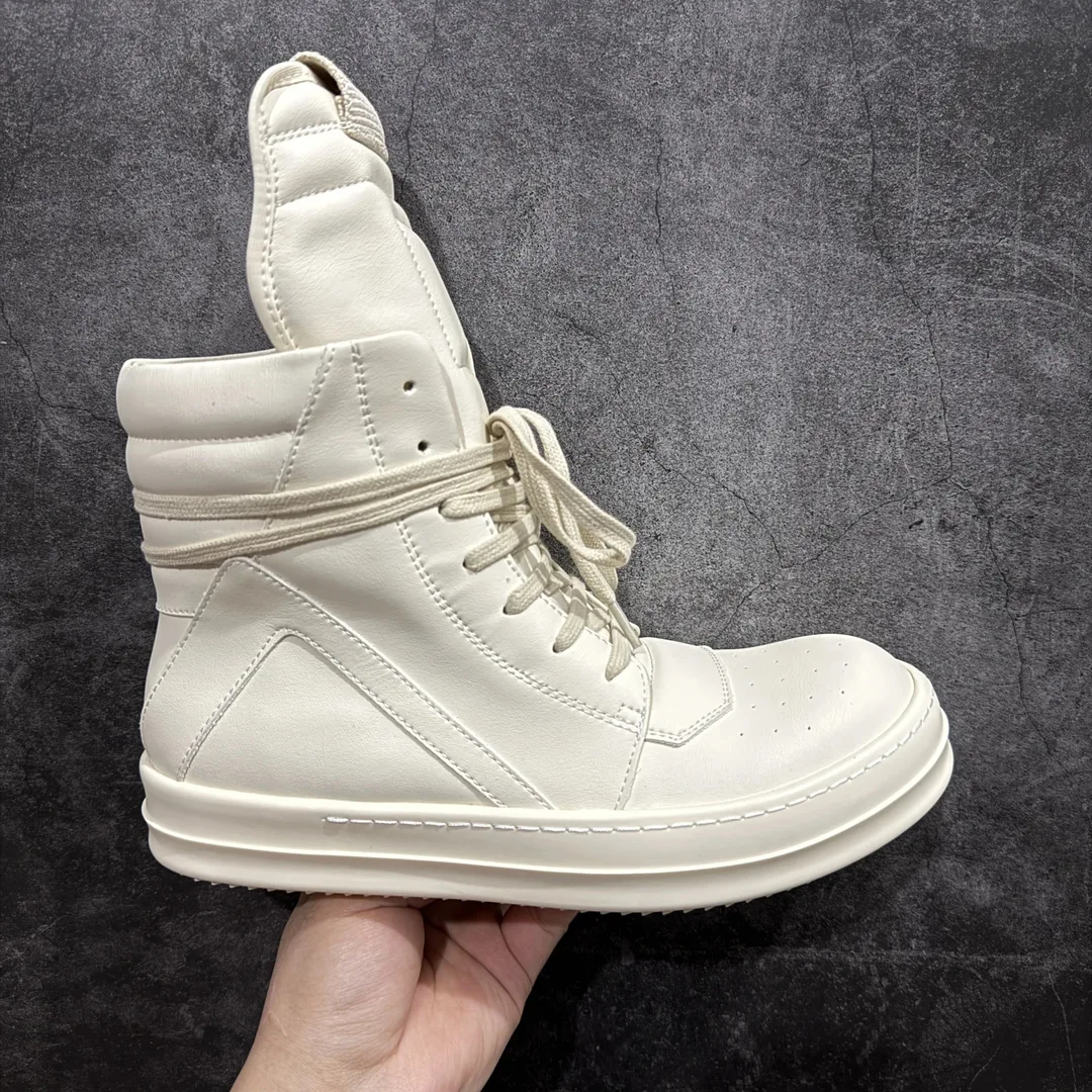 Rick Owens Geobasket Grey Dark Chunky Sneakers — Photo 3