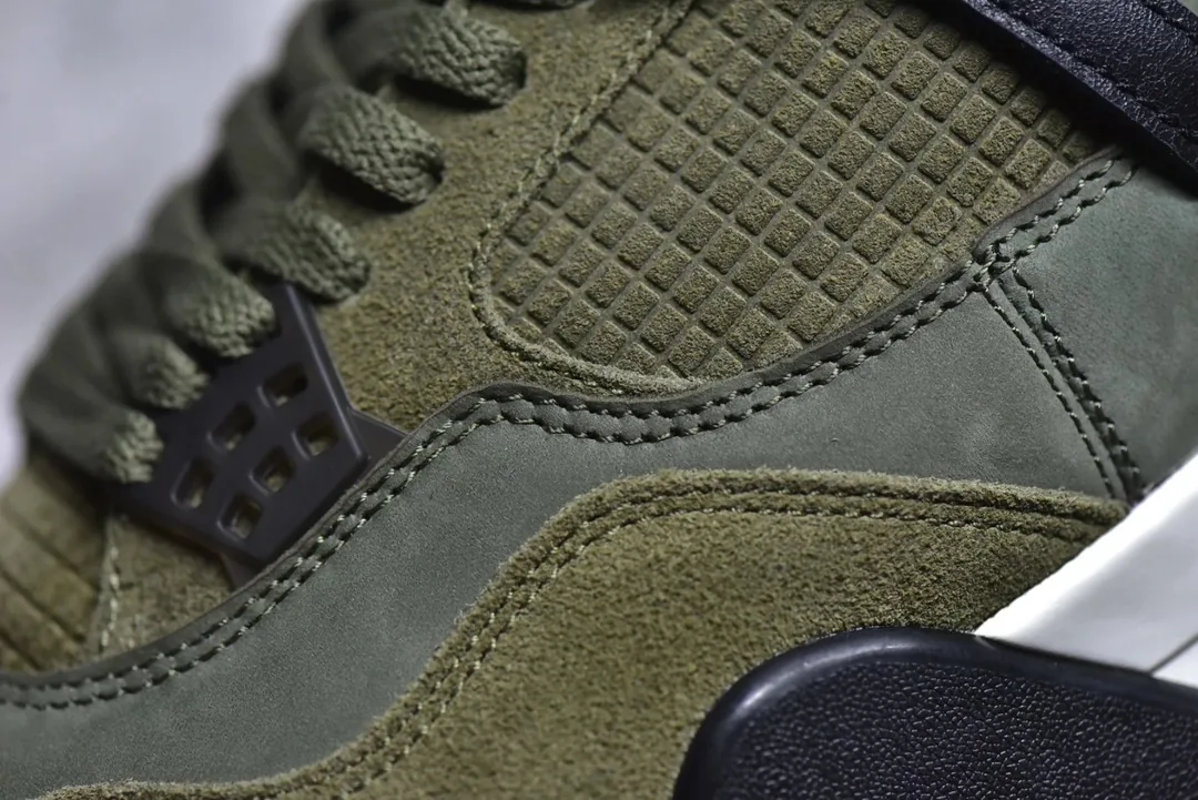 Air Jordan 4 Olive Canvas — Photo 11