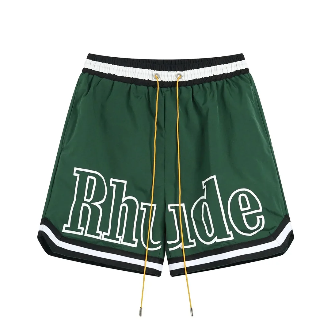 Rhude Letter Logo Knit Shorts — Photo 12