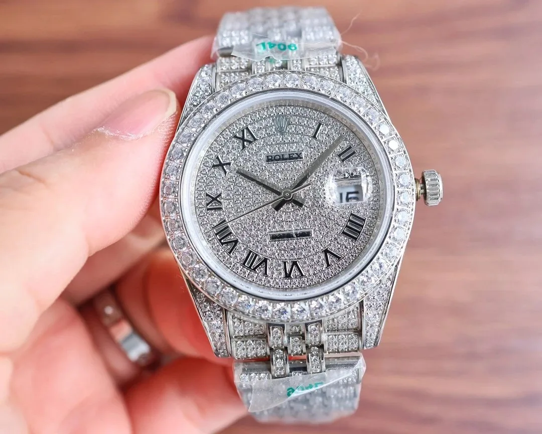 Full Diamond Custom Watch — QC