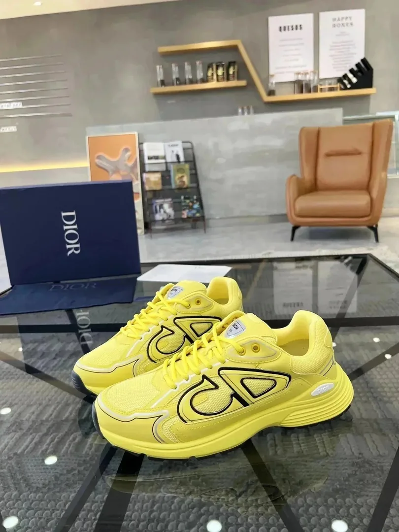Dior B30 Grey Lace-Up Trainers — Photo 4