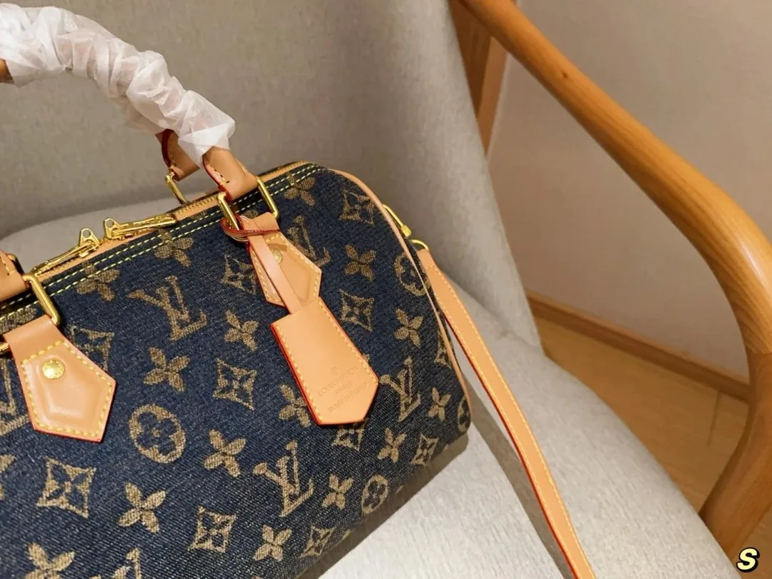 Louis Vuitton Speedy Leather Bag — photo 9