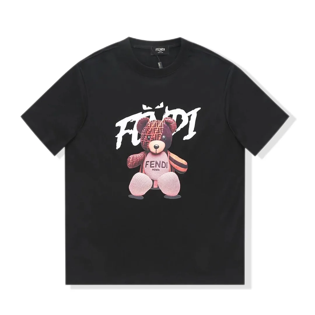 Fendi FF Monogram Print T-Shirt — Photo 15