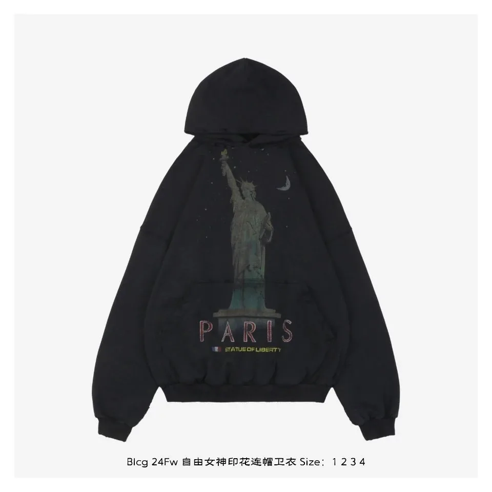 Cotton Pullover Hoodie — Photo 5