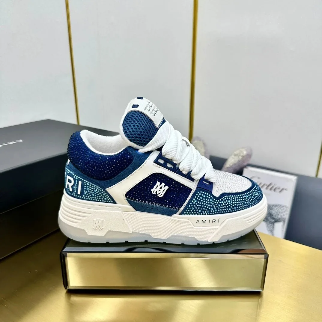 Amiri MA-1 White Grey Puffy Sneakers — QC