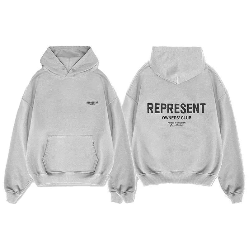 Represent Owners Club Grey Hoodie