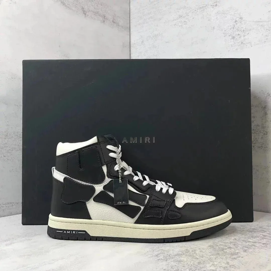 Amiri Skel-Top Low Blue White Runners — QC