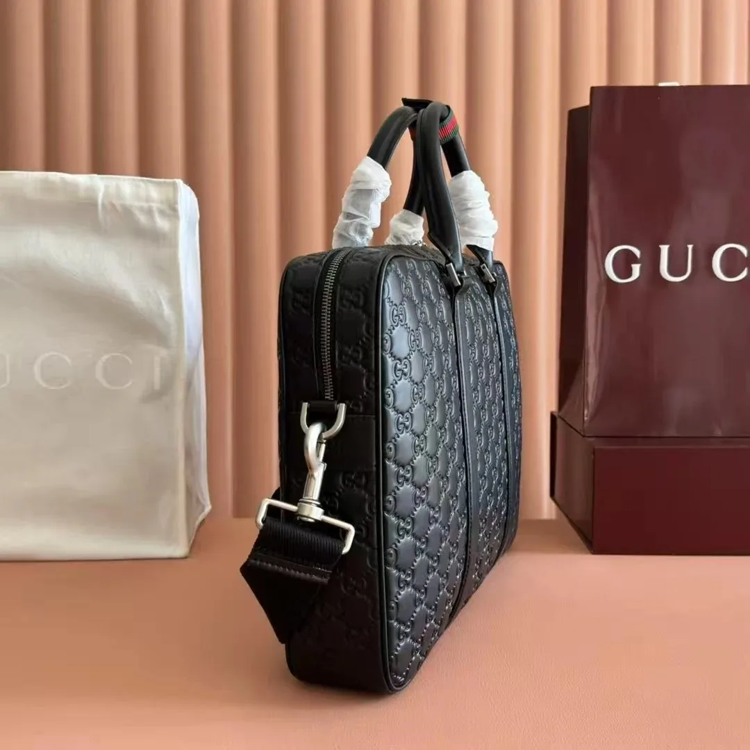 Gucci Printed Briefcase — Zdjęcie 3