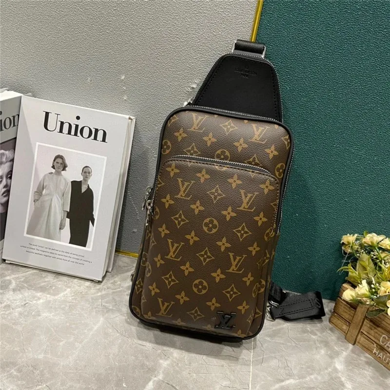 Louis Vuitton Leather Crossbody Bag — QC