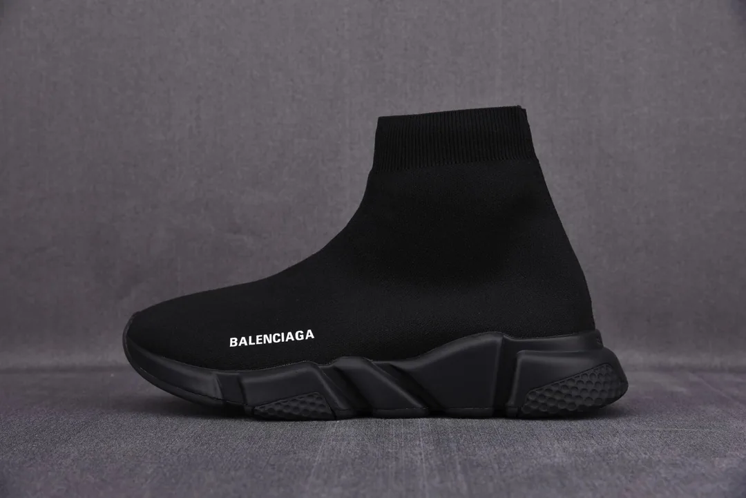 Balenciaga Speed Trainer Runner Black Sock Shoes — photo 3