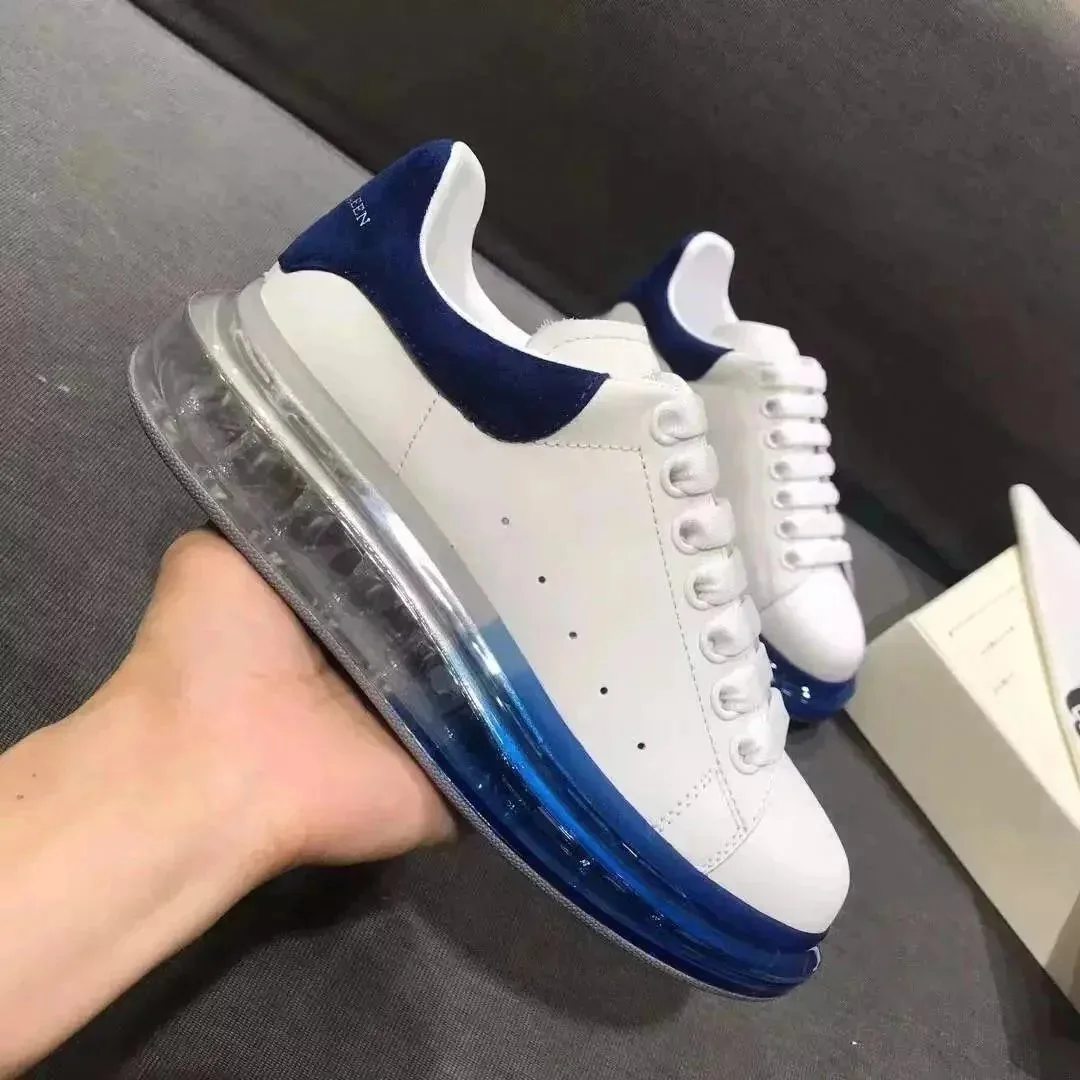 Alexander McQueen Oversized Sneaker White Low-Top Trainers — Photo 10