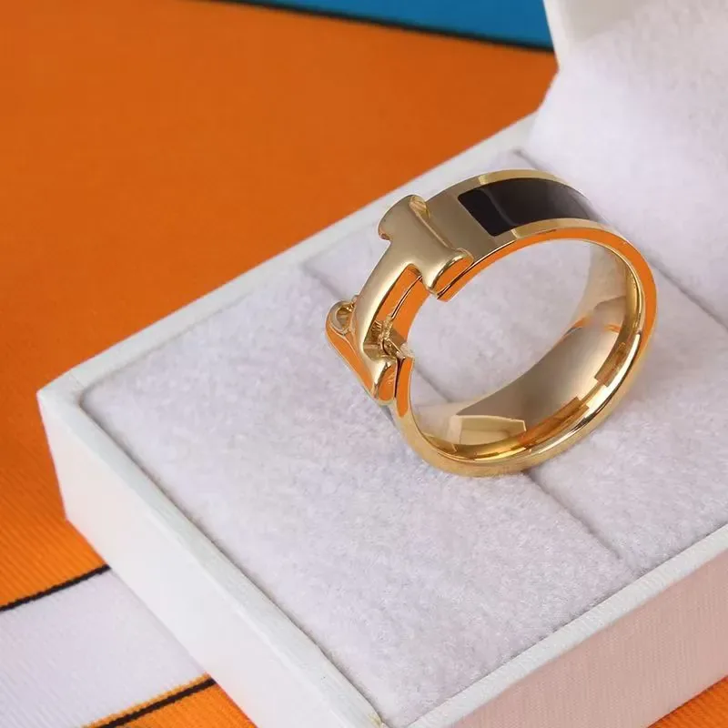 Enamel Couple Rings — photo 4