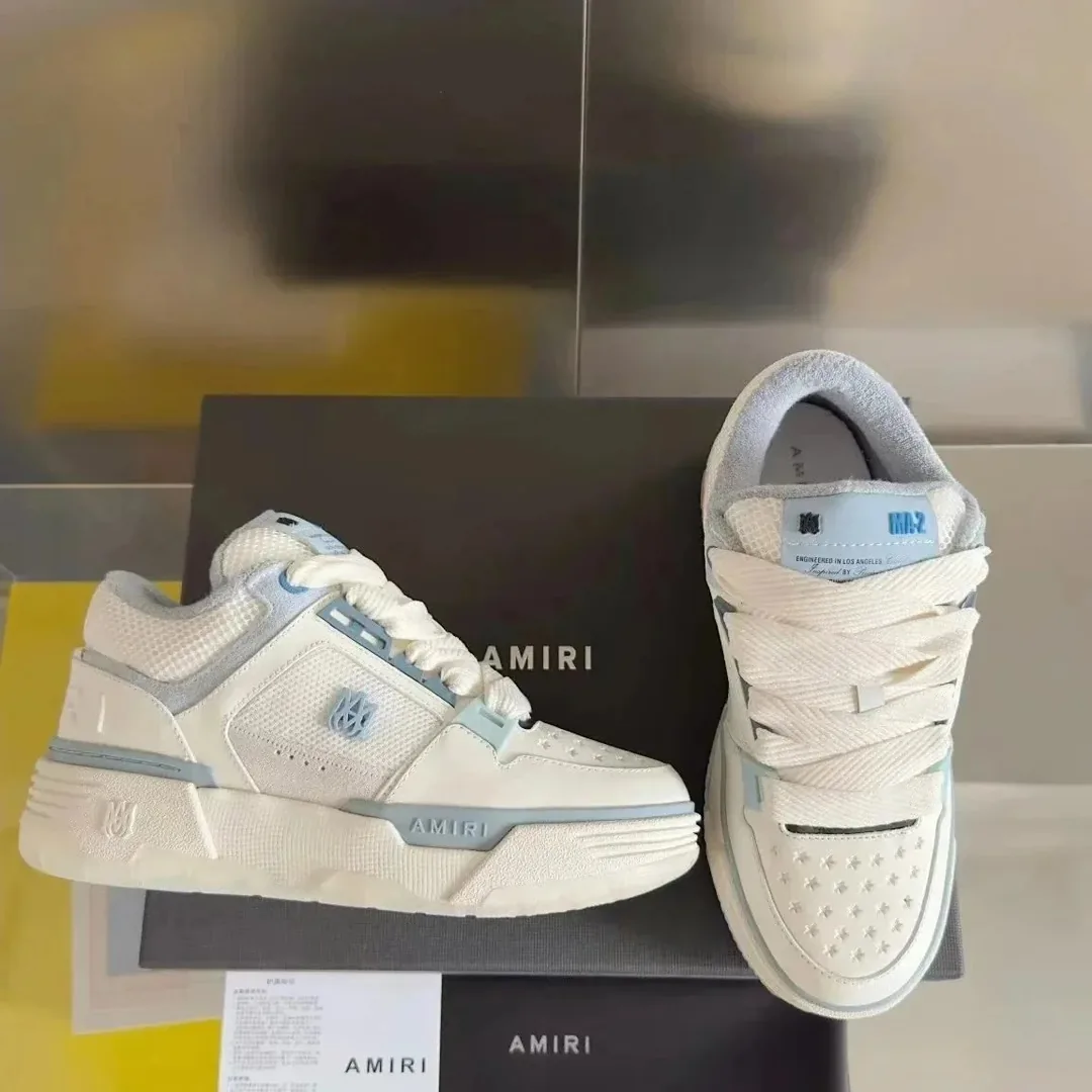 Amiri MA-1 Grey White Trainers — QC