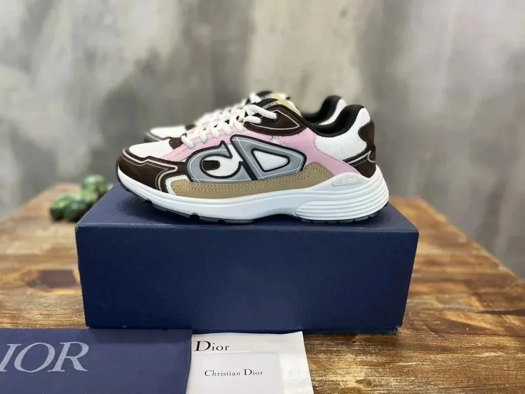 Dior B30 Grey Mesh Trainers — Photo 7