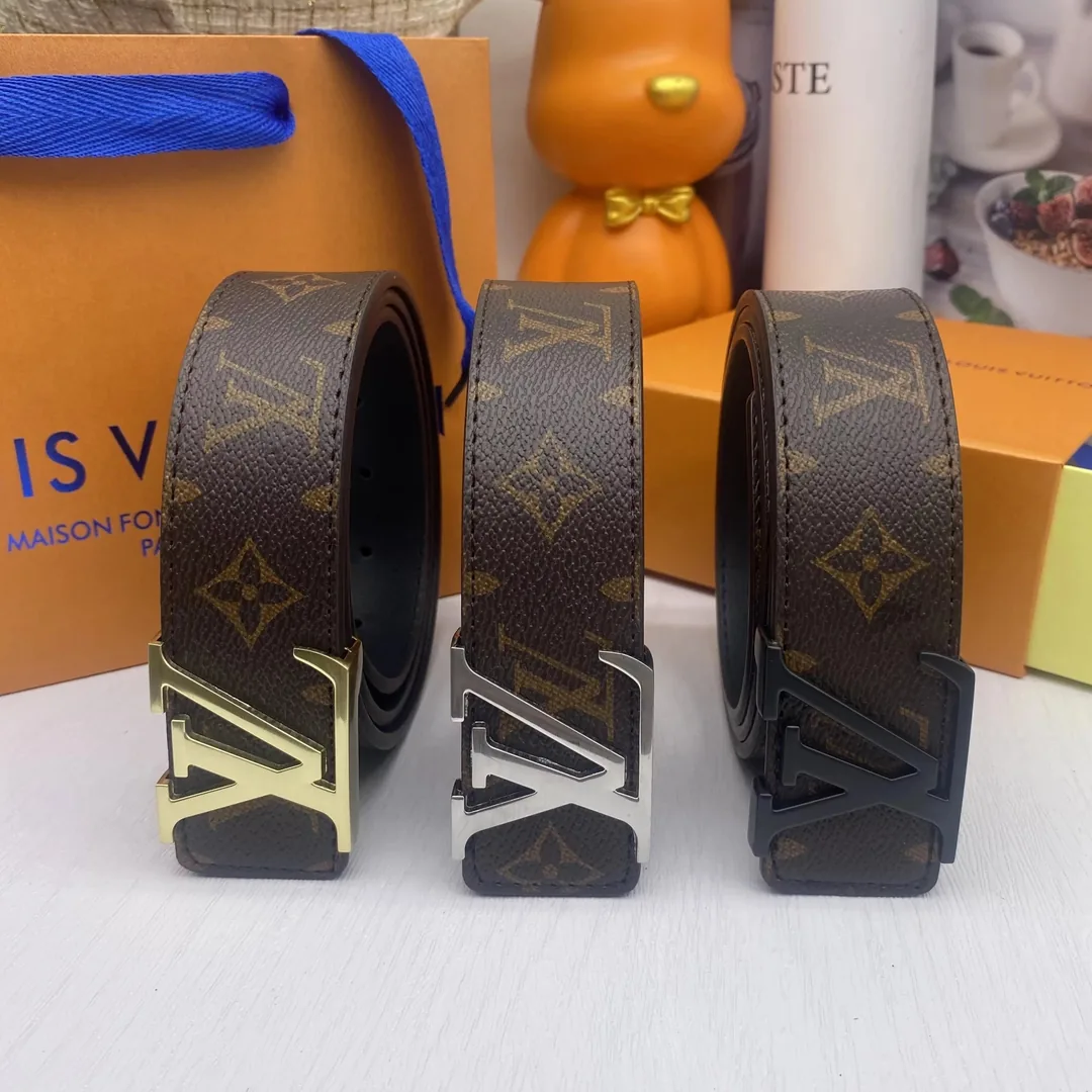 Louis Vuitton Monogram Leather Belt Collection — QC