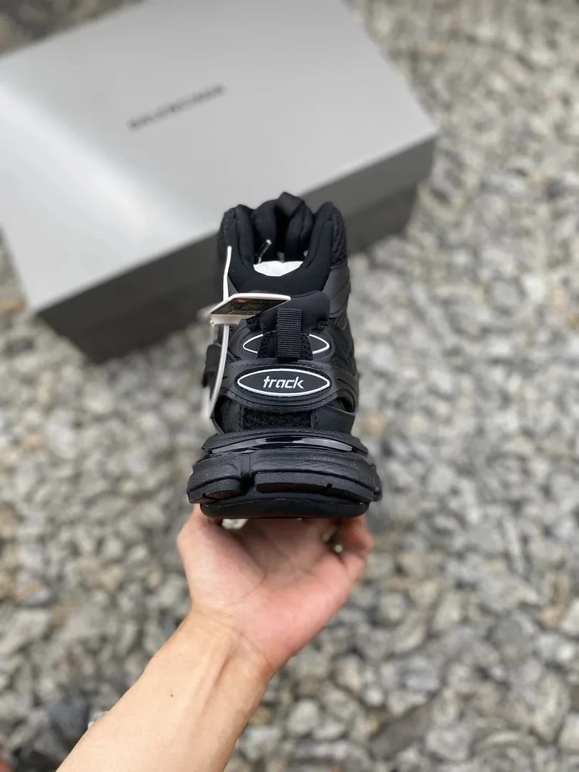 Balenciaga Track White Cream High-Top Trainers — QC