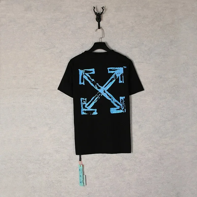 Off-White Blue Arrow Print T-Shirt — Photo 3
