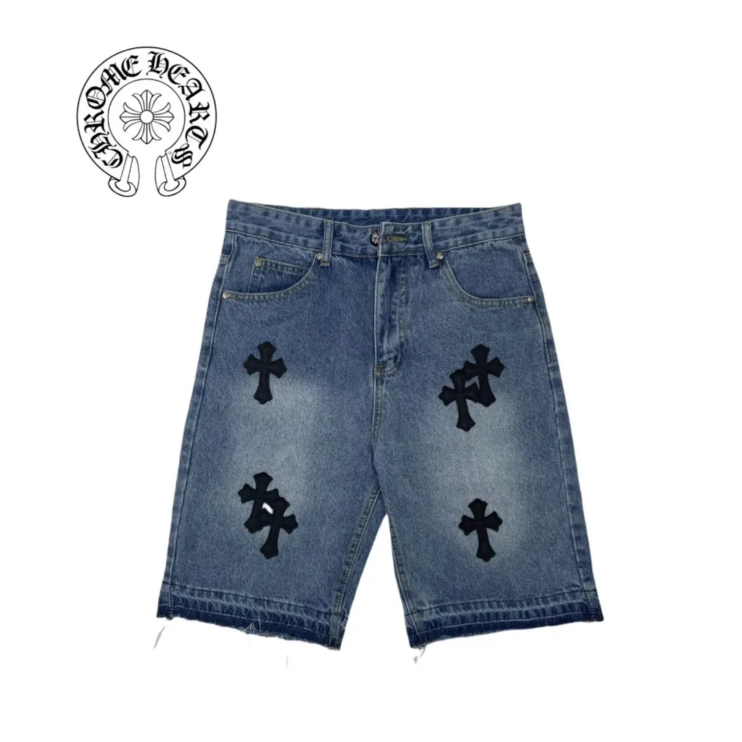 Chrome Hearts Cross Denim Shorts Collection — QC