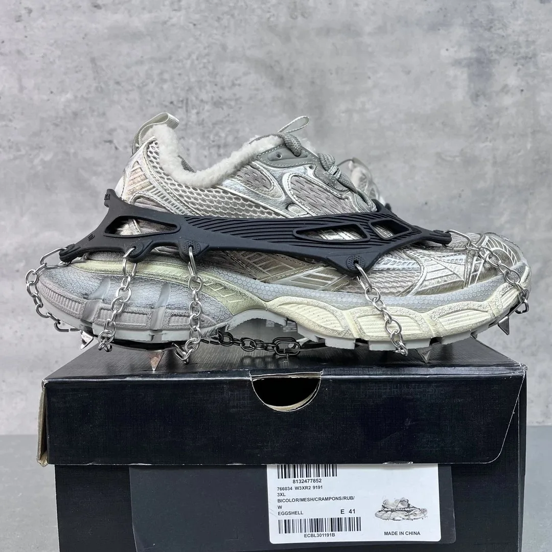 Balenciaga 3XL Black Fleece-Lined Dad Shoes — QC