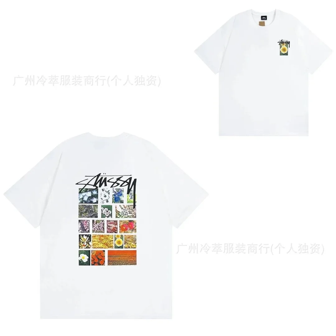 Stussy White Print T-Shirt — QC