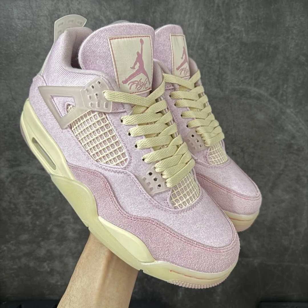 Air Jordan 4 Denim Iced Carmine — photo 8