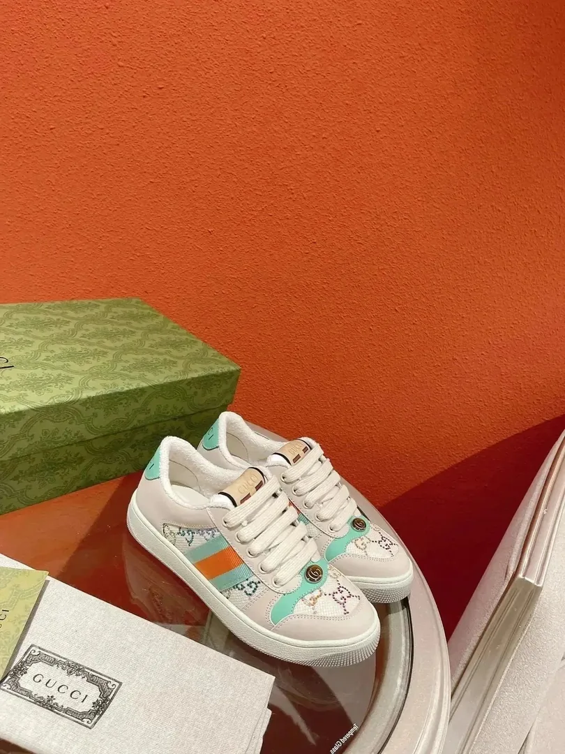 Gucci Screener Brown Skate Shoes — QC