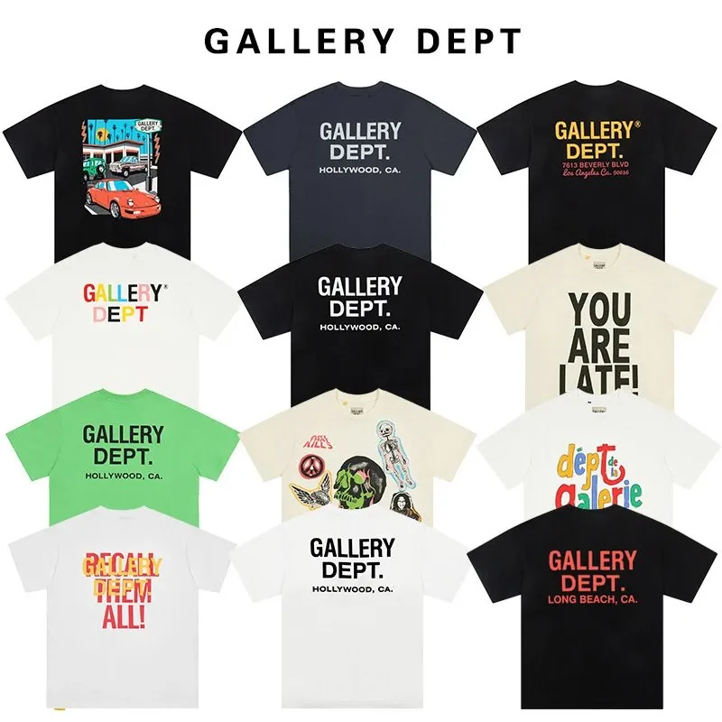 Gallery Dept Vintage Print T-Shirt