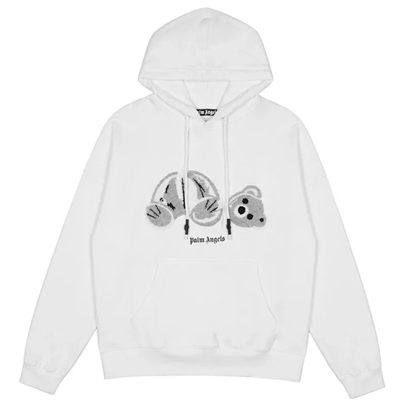 Broken Bear Embroidered Hooded Hoodie — Photo 10