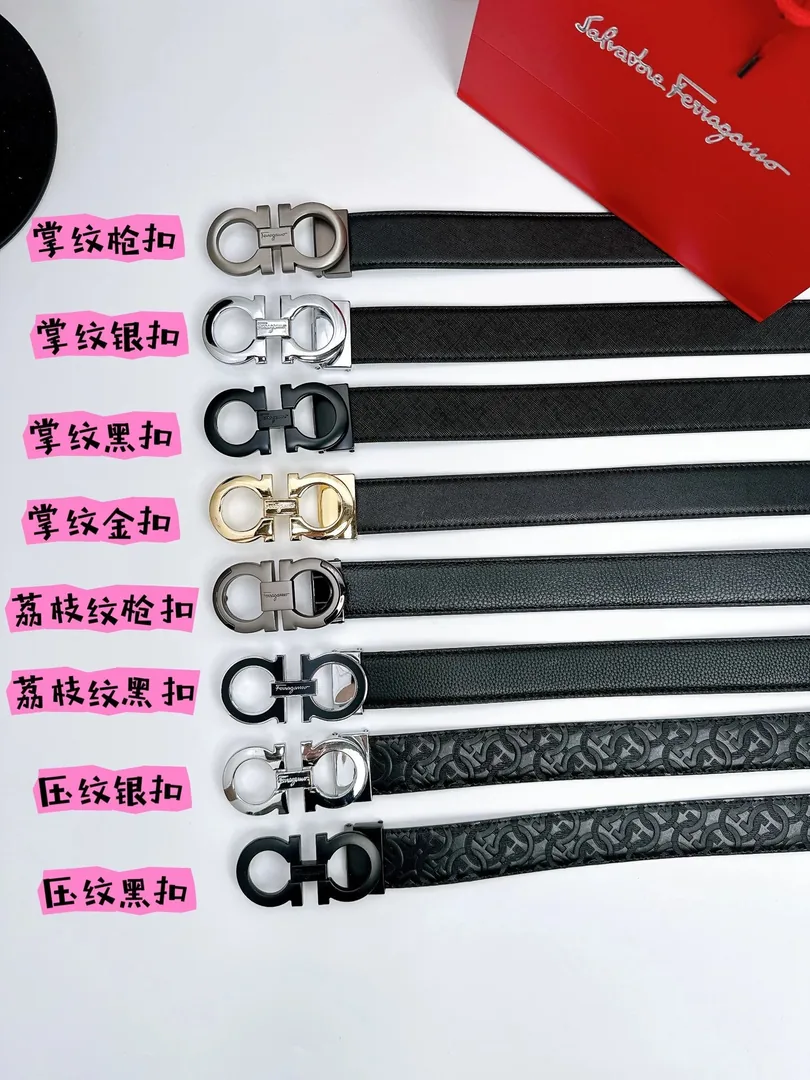 Steel Buckle Cowhide Leather Belt — photo 2