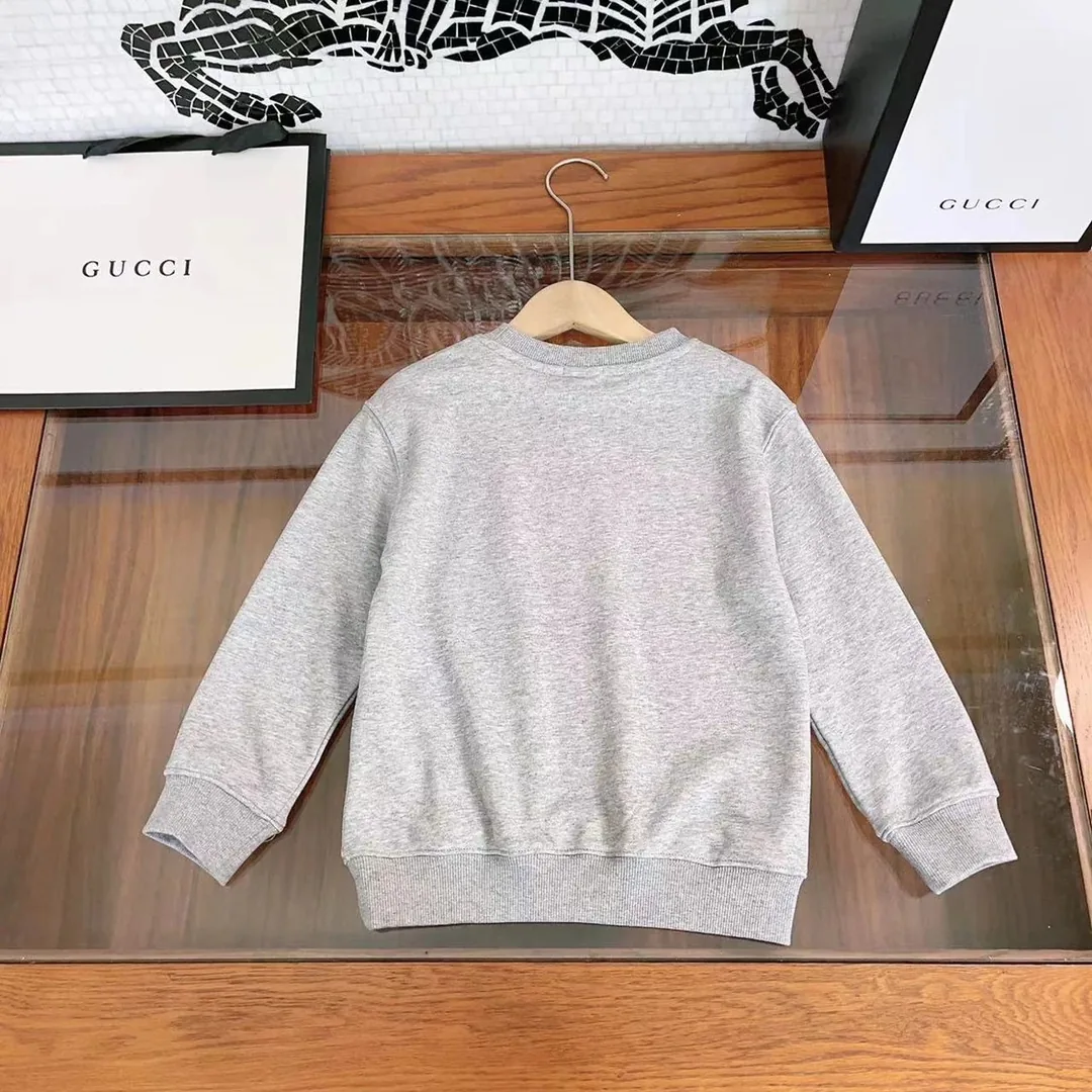 Gucci Kids Logo Crewneck Sweatshirt — Photo 7